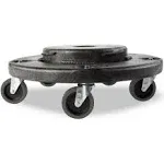 Rubbermaid Commercial Black Brute Quiet Dolly, 250 Pound Capacity