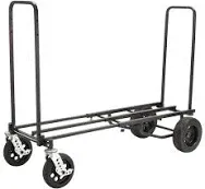 RockNRoller R12STEALTH All Terrain Studio Stage Equipment Multi-Cart in Black