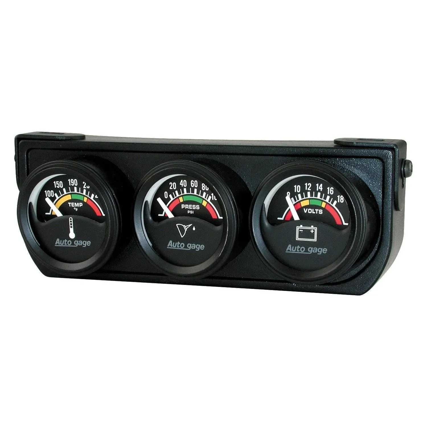 AUTOMETER 1-1/2in Blk Elec Gauge Panel 2391