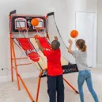 Deco Gear Arcade Basketball Game, Indoor 1-4 Player w/ 1 Year Extended Warranty