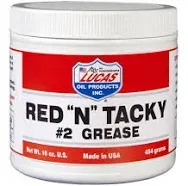 Lucas Oil Red &#034;N&#034; Tacky Grease, 1 Pound Tub, 16 Ounces (LUC10574)