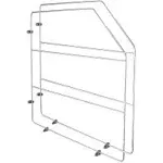 Rev-A-Shelf 18 in. Kitchen Cabinet Baking Sheet Organizer, Chrome