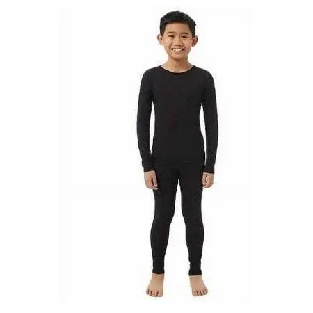 32° heat kids long sleeve crewneck leggings set size XL black color new in pack