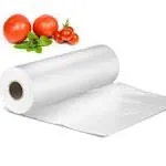 12" x 16" Plastic Produce Bag On A Roll Bread and Grocery Clear Bag 350 Bags/Roll