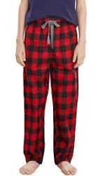 HiddenValor Big Boys Cotton Pajama Lounge Pants Red Black Plaid XL