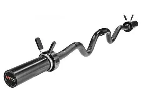 Cap 2-Piece Olympic Curl Bar with Collars