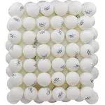 MAPOL 100 Pack White 3-Star Table Tennis Balls