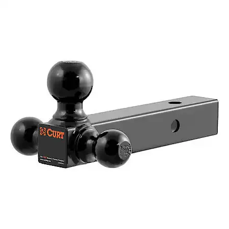 Curt Multi-Ball Mount (2" Hollow Shank, 1-7/8", 2" & 2-5/16" Black Balls)