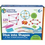 Learning Resources Dive Into Shapes Sea & Build Geometry Set