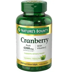 Nature's Bounty Cranberry Fruit Softgels