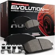 Z23-1838A Power Stop 17-19 Jaguar F-Pace Front Z23 Evolution Sport Brake Pads w/Hardware