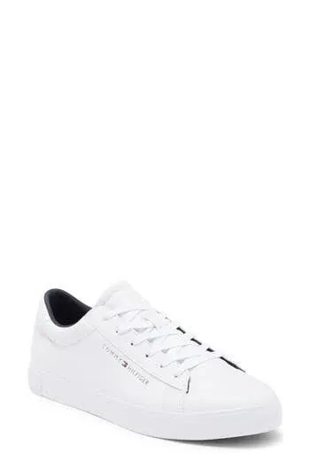 Tommy Hilfiger Men's Ribby Lace Up Fashion Sneakers - White - Size 10M