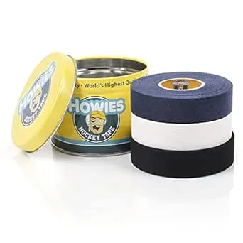 Howies Hockey Stick Premium Cloth Tape or Shin Tape 3-Pack You Choose Colors