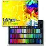 Mungyo Gallery Standard Soft Pastels, Set of 64 Half Sticks, Assorted Colors