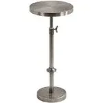 Kate and Laurel Engles Traditional Adjustable-Height Pedestal Drink Table