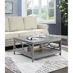 Convenience Concepts Omega Square 36" Coffee Table, White