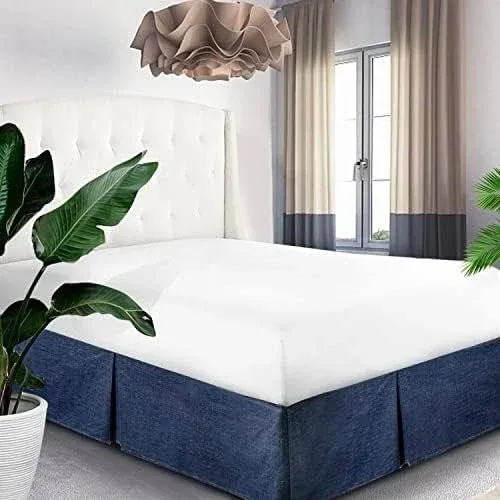 Elegant Life Home Denim Dark Blue Duvet Cover 100% Cotton Washed Soft Bedding...