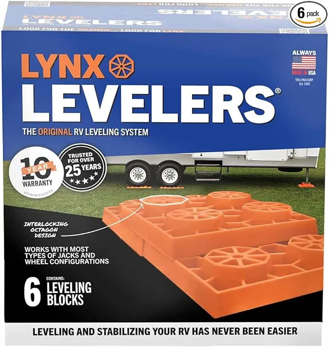 Lynx Levelers 6 Pack - 00013, Orange