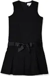 The Children's Place Girls' Uniform Belted Jumper