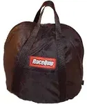 RaceQuip 300003  Heavy Duty Oversize Fleece Lined Zippered Helmet Bag; Black