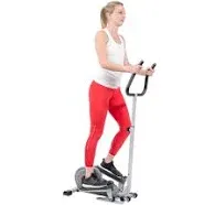 Sunny Health & Fitness Magnetic Standing Elliptical with Handlebars