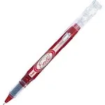 Finito! Porous Point Pen, Stick, Extra-fine 0.4 Mm, Red Ink, Red/silver/clear Barrel