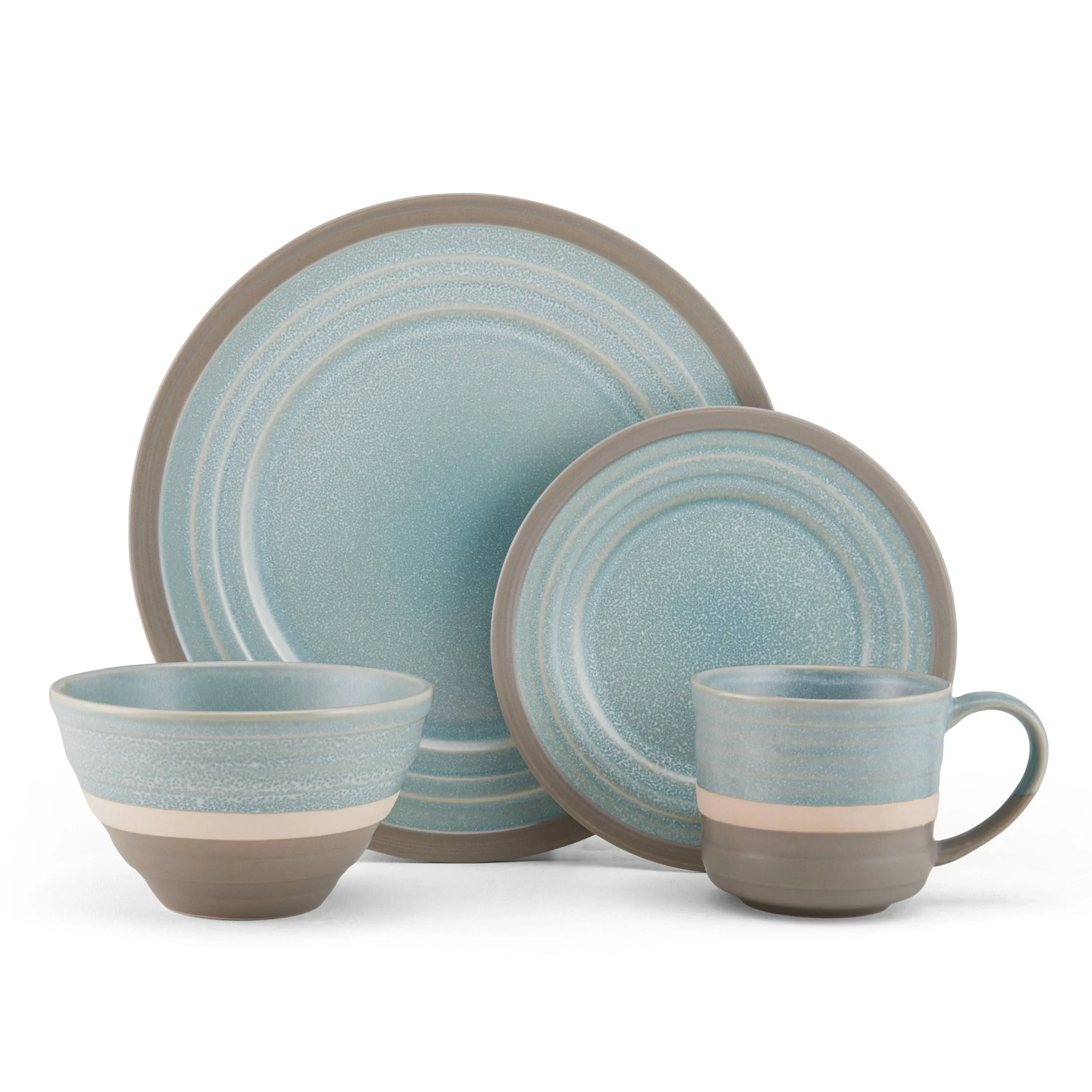 Pfaltzgraff Adina 16 Piece Dinnerware Set - Blue