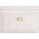 COACH Essential Card Case With Pillow Quilting Women's