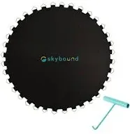 SkyBound Replacement Trampoline Mat, Fits 15ft Frames w/Spring Tool and Durab...