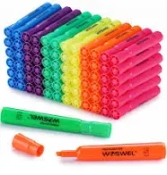 WOSWEL 72 Pack Tank Style Highlighters