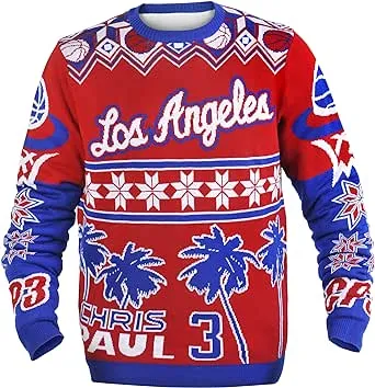 FOCO NBA Player Name and Number Ugly Sweater