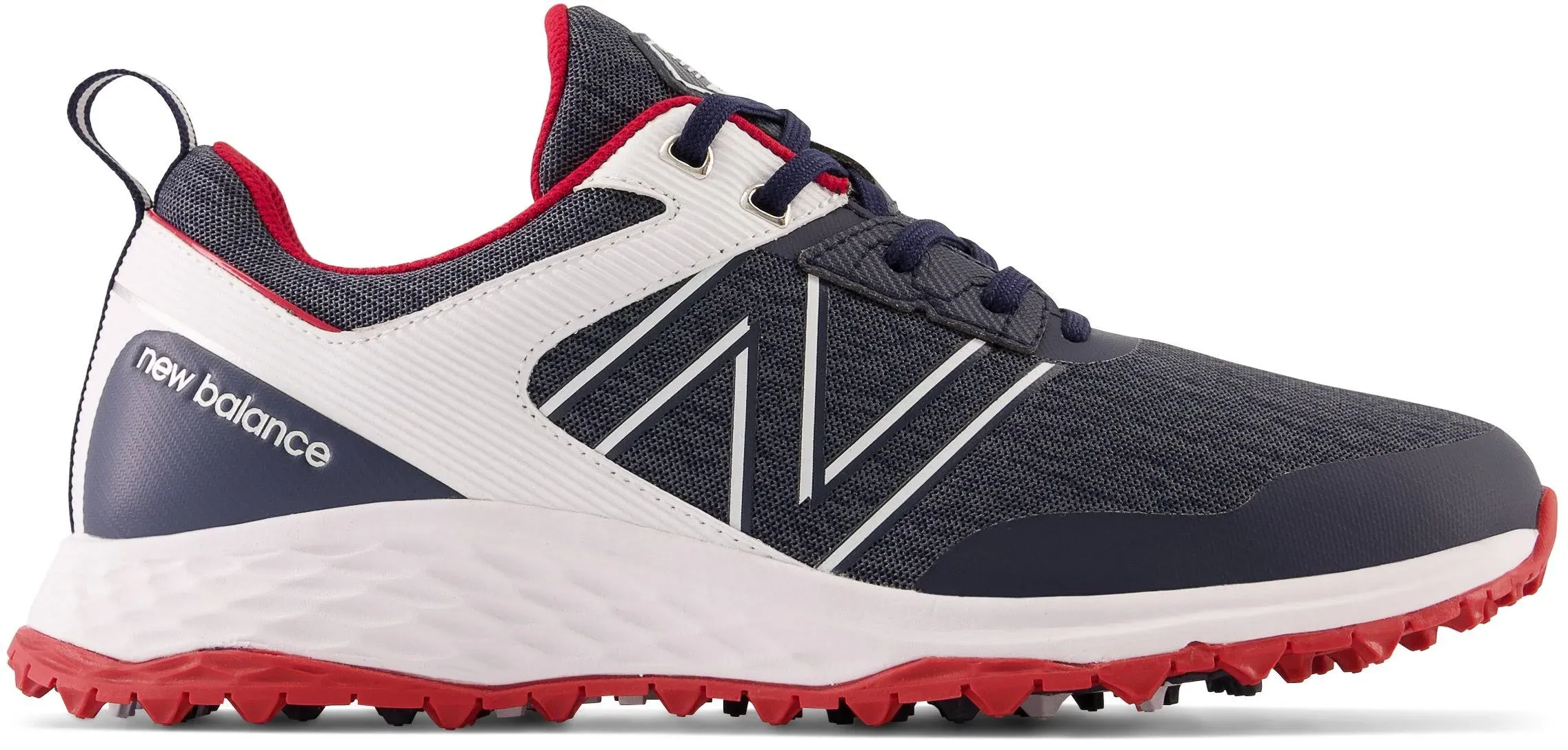 New Balance Men's Fresh Foam Contend Golf Shoes, Size 8, Navy/Red