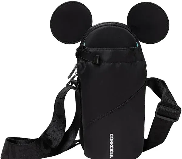 Disney x Corkcicle Disney100 Mickey Mouse Black Crossbody Water Bottle Sling Bag