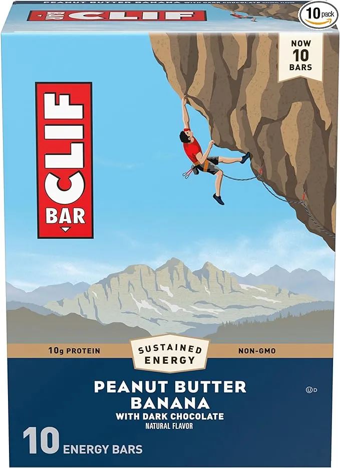 Clif Bar Peanut Butter Banana with Dark Chocolate Flavor Energy Bars - 2.40 oz