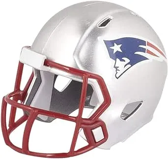 Riddell New England Patriots Speed Pocket Pro Micro Pocket-size Mini Football Helmet