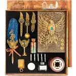 Quillixx Feather Quill Pen and Ink Set Complete Calligraphy Set for Beginners