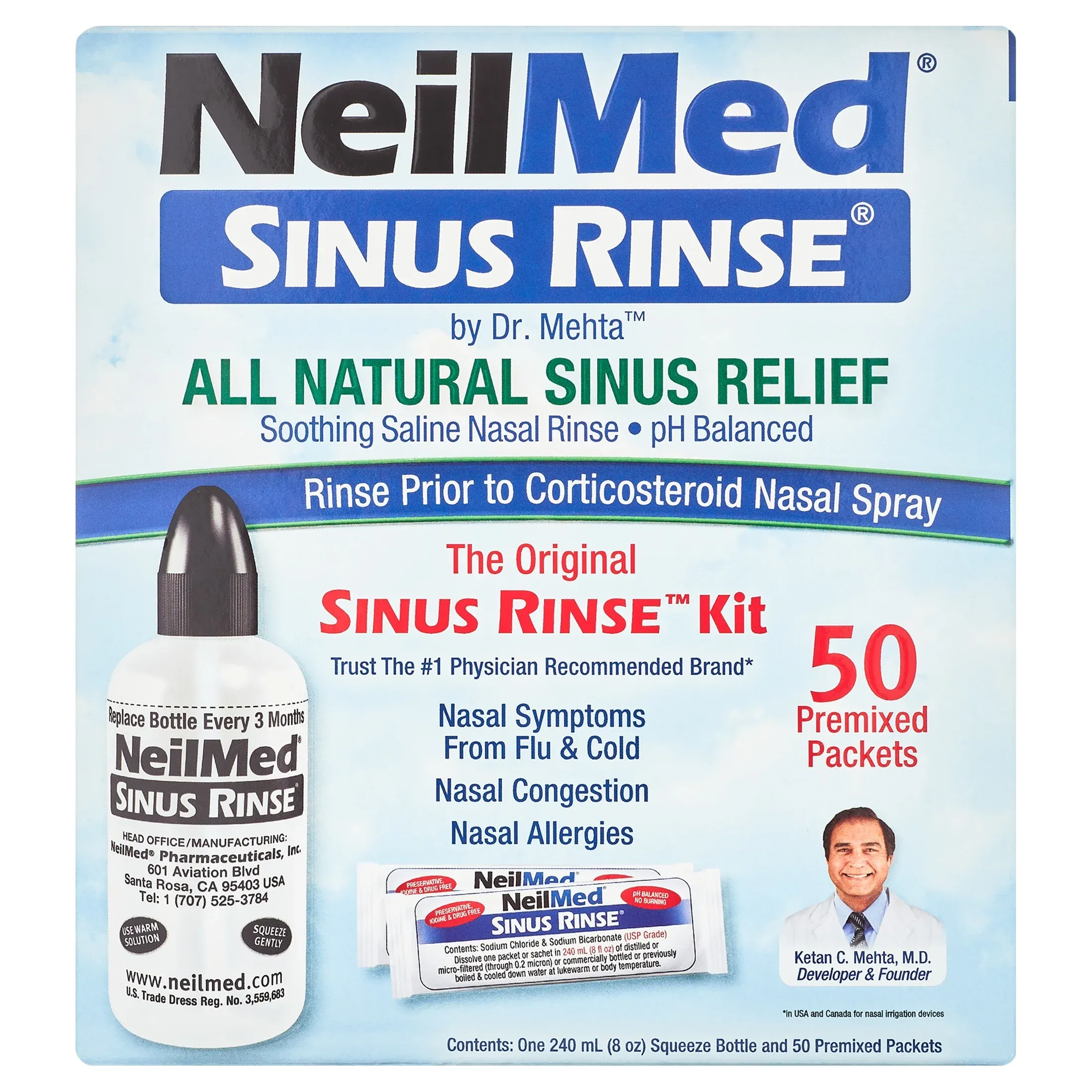 NeilMed Sinus Rinse Regular Kit, 1 each