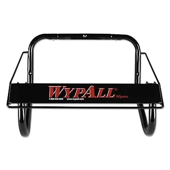 Wall Mounted Dispenser for Wypall and Kimtech Wipes (80579), Jumbo Roll, Black