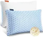 Pillows King Size Set of 2,King Size Pillows Bed Shredded Memory Foam Pillows