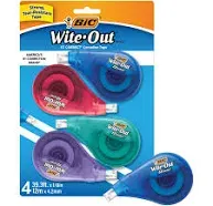 BIC Wite-Out EZ Correct Correction Tape