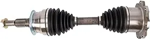 TRQ Front Left Right CV Axle Shaft Assembly Driver Passenger Side Compatible with 2015-2020 Chevrolet Silverado 2500 HD Silverado 3500 HD GMC Sierra 2500 HD Sierra 3500 HD