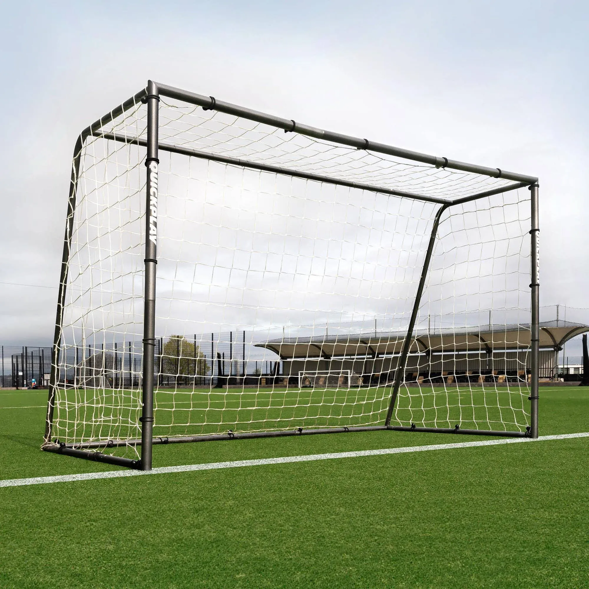 QUICKPLAY GS Soccer Goals - Super Durable Galvanized Steel Soccer Goal 5 Sizes