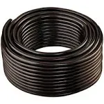 HydroMaxx BVT038050 3/8" Idx1/2" Odx50Ft Flexible Non-Toxic Black Viny