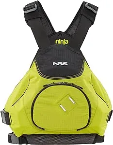 Lime NRS Ninja Kayak Lifejacket (PFD) - XXL