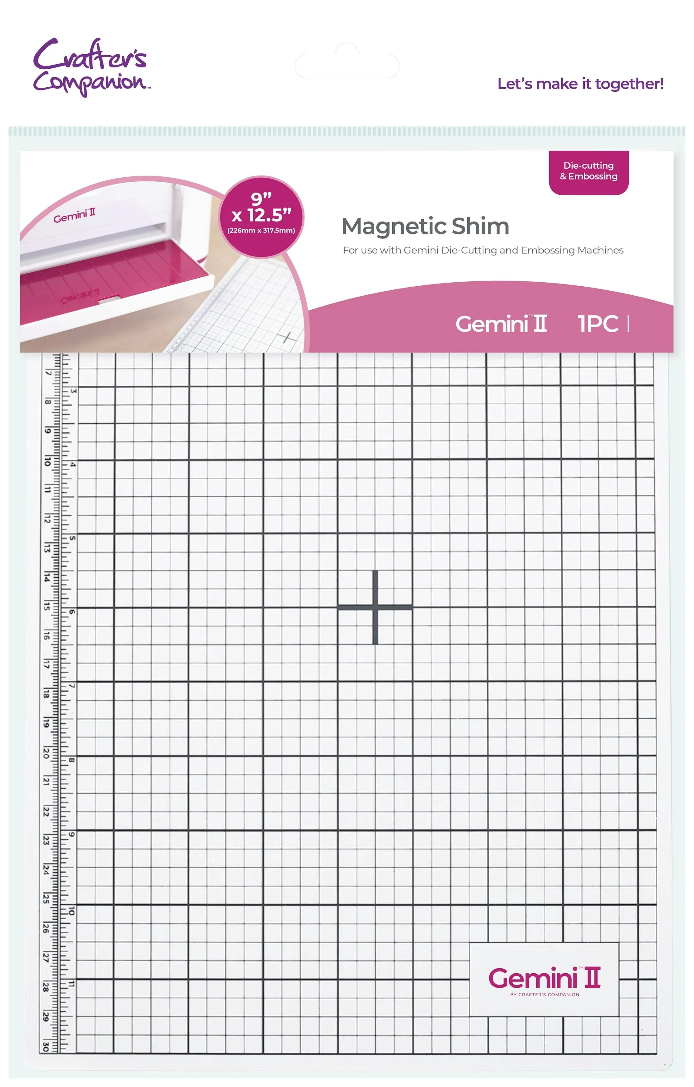 Gemini II Cutting Plates for Double-Sided Dies