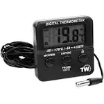 Digital Fridge Freezer Thermometer with Fridge Freezer Temperature Alarm and ...