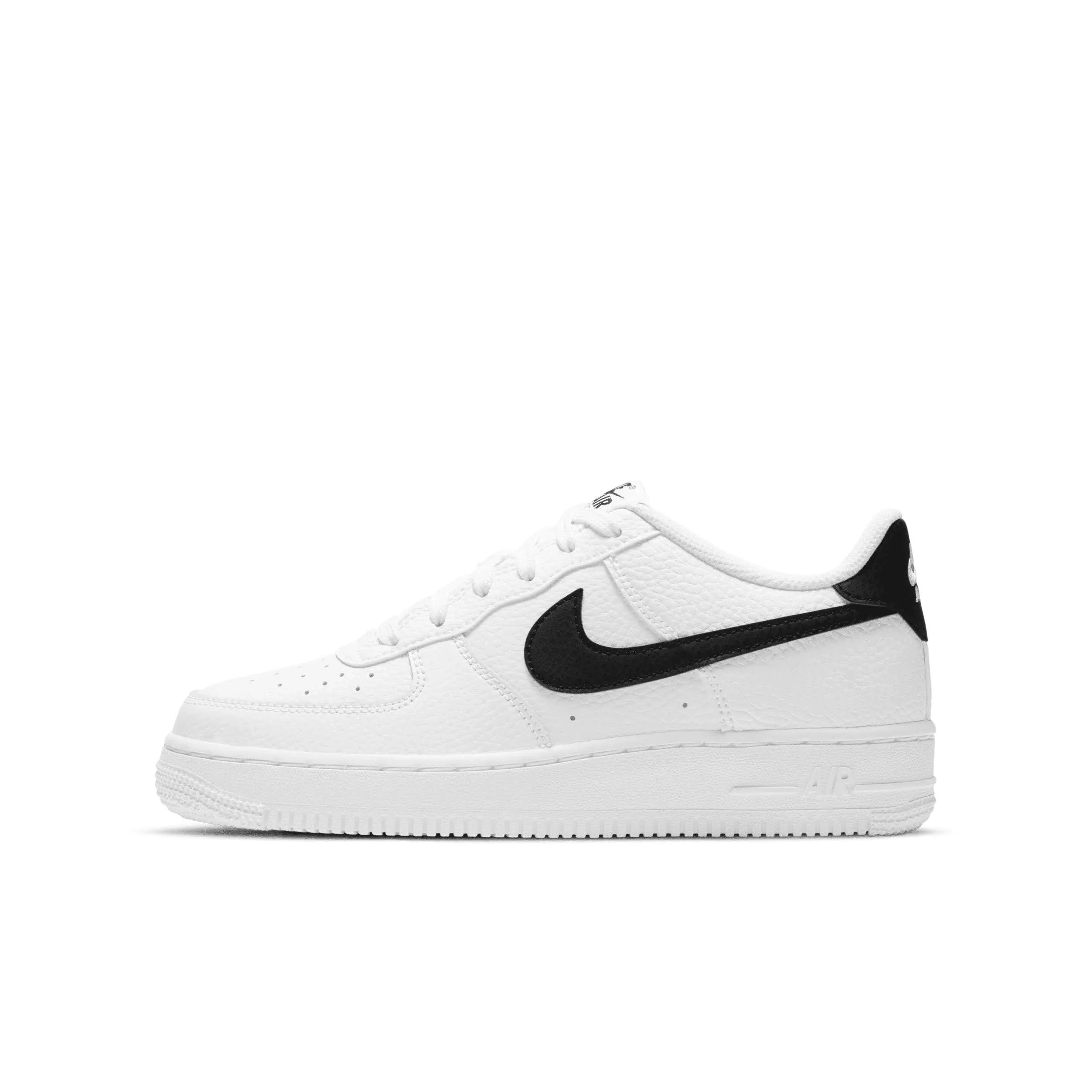 Nike Air Force 1 Sneakers White/Black Size 6Y CT3839-100