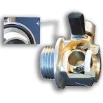 EZ Oil Drain Valve Ez-101, Silver