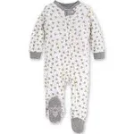 Burt’s bees baby relaxed fit sleep &amp; play footsies pajamas onesies 6-9 M unisex