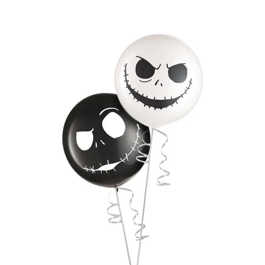 Amscan Disney Nightmare Before Christmas Jack Skellington Latex Balloons